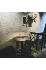 Şarjlı Dekoratif Ambiyans Masa Lambası - Yaman Inox Kaplama