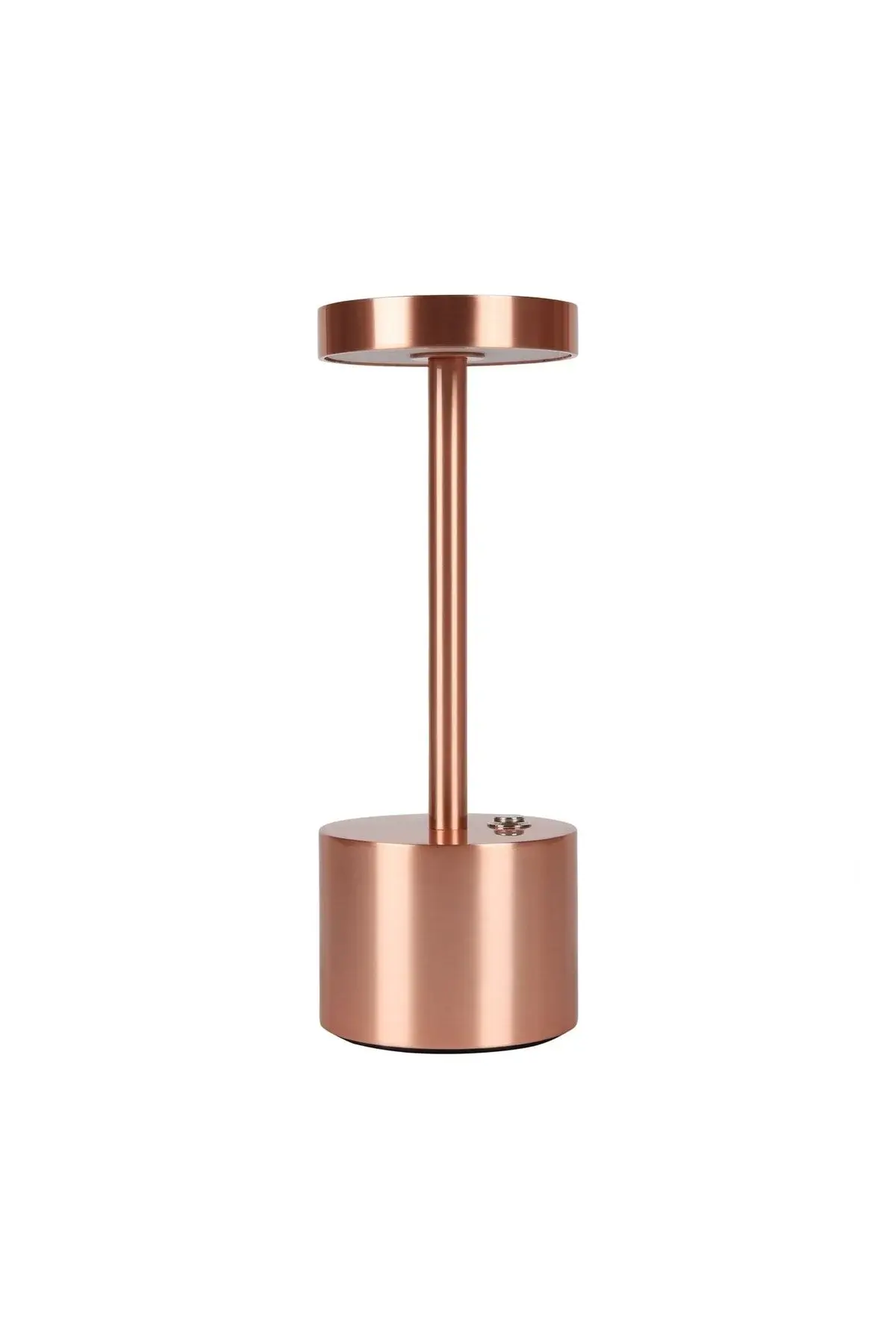 Şarjlı Dekoratif Ambiyans Masa Lambası - Yaman Light Old Copper Kaplama