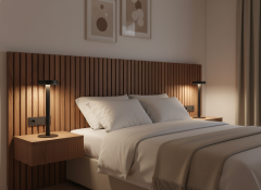 Type-C Dekoratif Ambiyans Masa Lambası - Pamir Mat Siyah