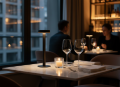 Type-C Dekoratif Ambiyans Masa Lambası - Pamir Mat Siyah