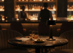 Type-C Dekoratif Ambiyans Masa Lambası - Linda Mat Siyah