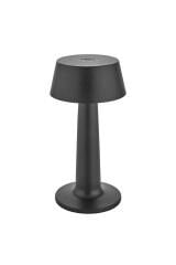 Type-C Dekoratif Ambiyans Masa Lambası - Linda Mat Siyah